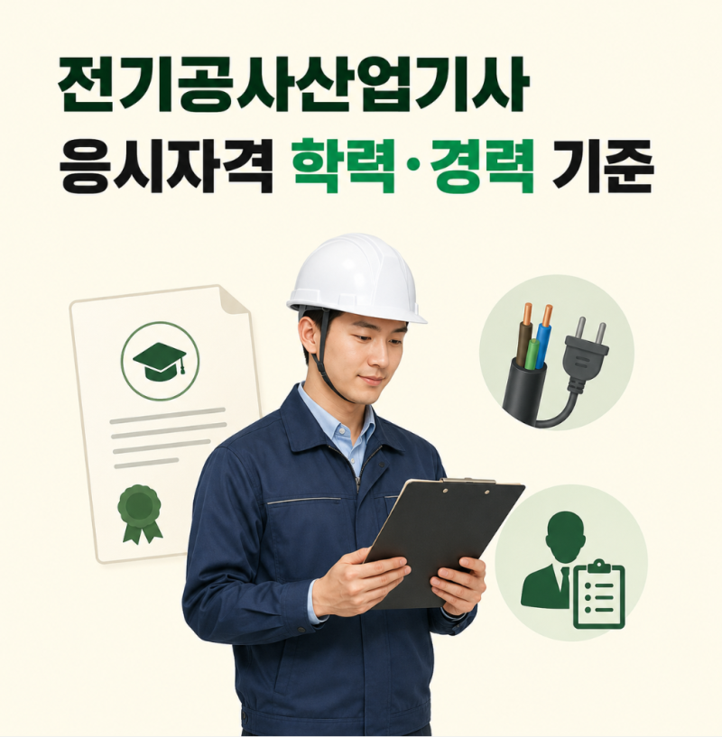 전기공사산업기사 응시자격 학력·경력 기준과 실무 경로별 준비 방법