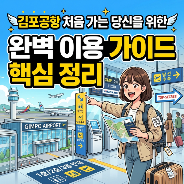 김포공항 처음 이용하는 사람을 위한 완벽 가이드