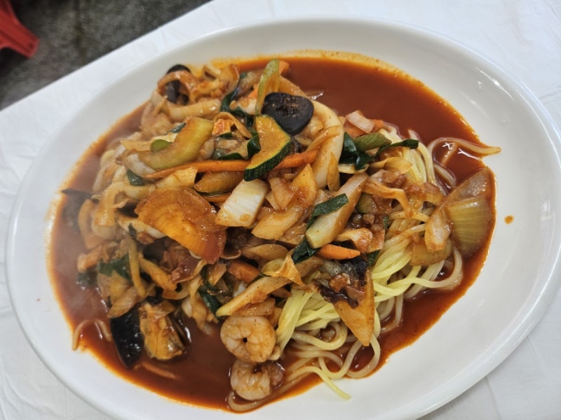 (춘천)시외버스터미널 근처 현지인 찐맛집 연화각(볶음우동, 탕수육)