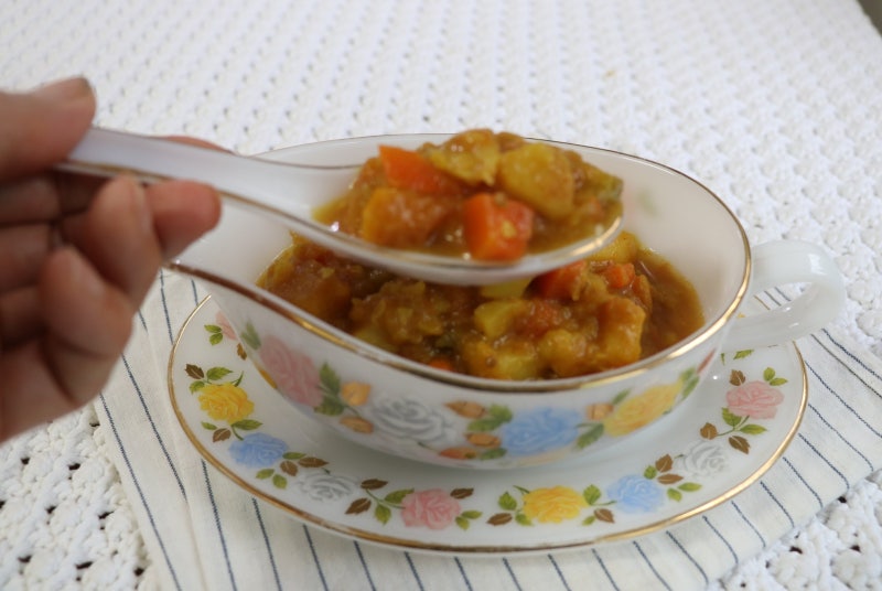 토마토무수분카레 만들기, 물 없이 완성한 압력솥 카레