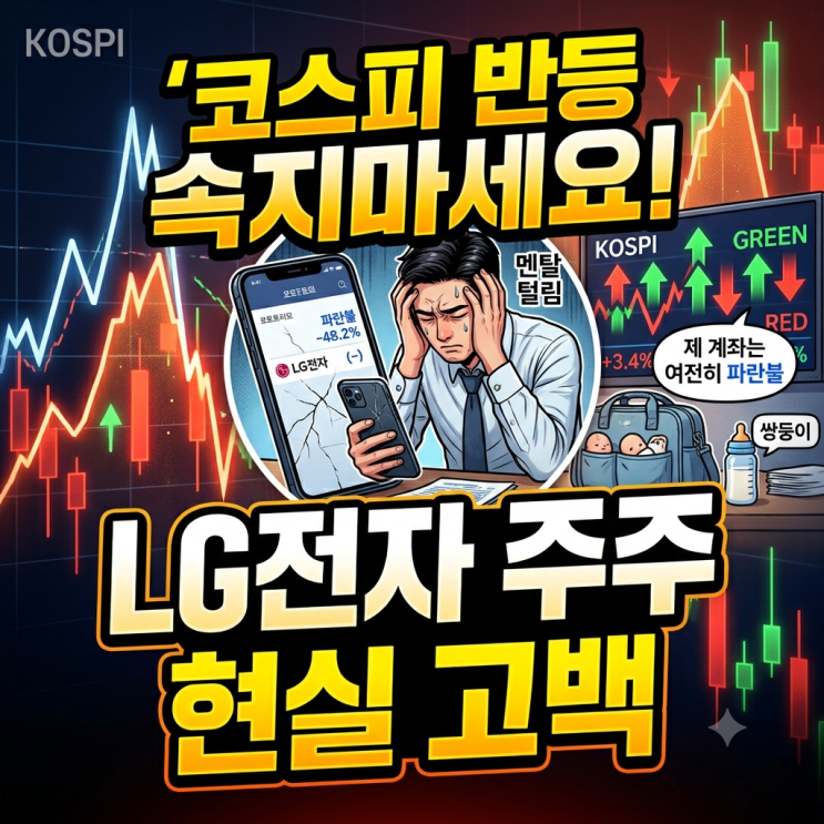  코스피 3% 반등에 속으면 안 되는 이유, LG전자 주주 현실 후기