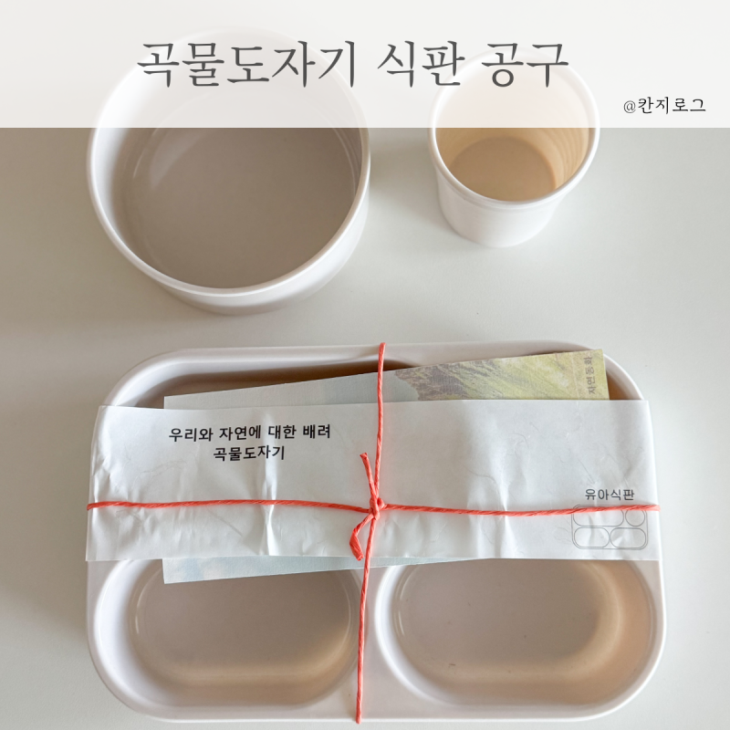 곡물도자기 식판 공구 유아식판
