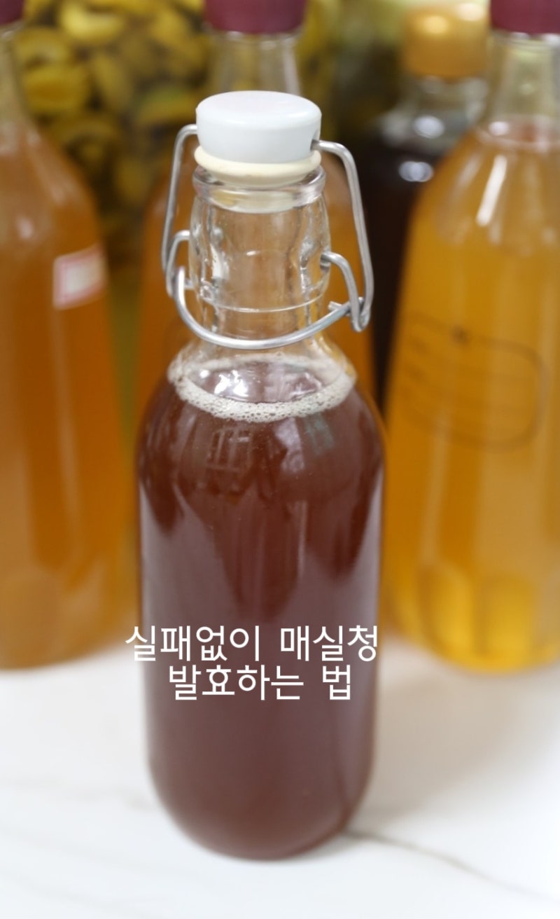 실패없이 매실청 발효하는 법 실패하는 원인은 한가지 이것만 지키면 돼요