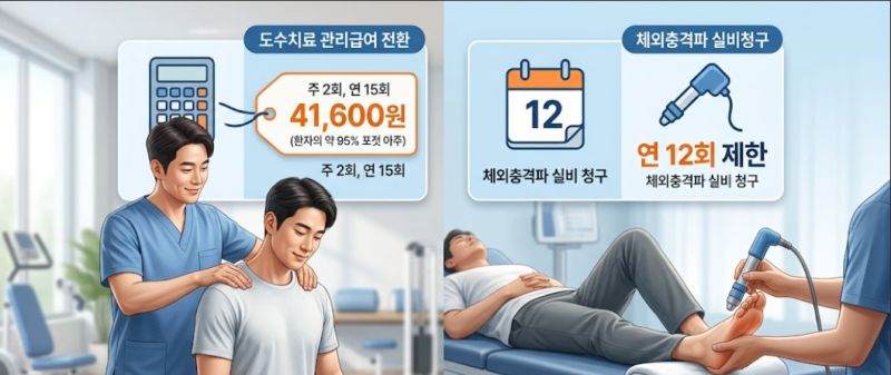 7월 1일부터 도수치료·체외충격파 실비 청구 제한 총정리!