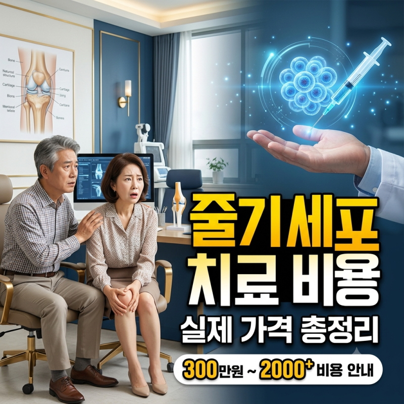 줄기세포 치료 비용 총정리, 실제 가격은 얼마일까?