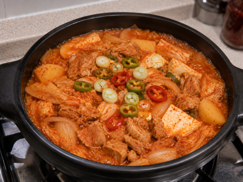 밥 두 공기 순삭! 돼지고기 김치짜글이 황금레시피