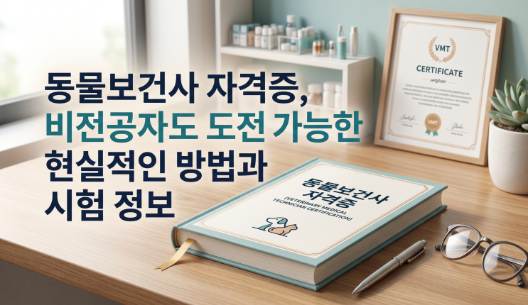  동물보건사 자격증, 비전공자도 도전 가능한 현실적인 방법과 시험 정보