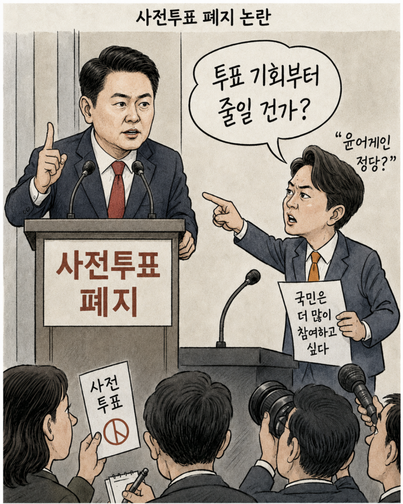 이준석, 장동혁 정면저격 “국힘은 윤어게인 정당”…사전투표 폐지 논란 터졌다