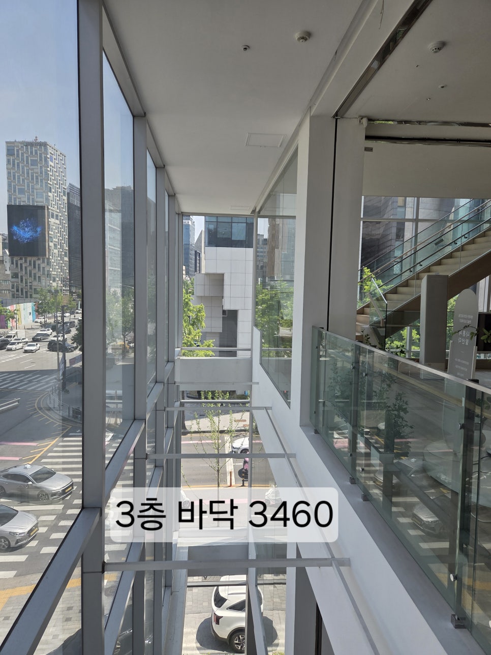 서울 강남 시스템비계 청담동 삼성스토어 계단 수평비계 설치