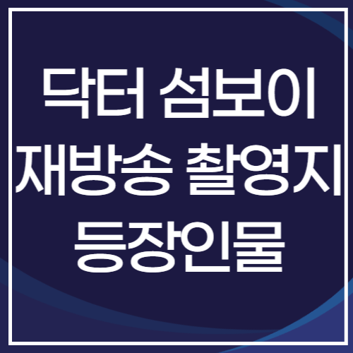 닥터 섬보이 재방송 등장인물 촬영지 나무위키 체크포인트 정리