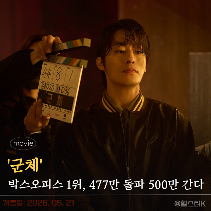 박스오피스 1위 영화 '<b>군체</b>' 477만 <b>돌파</b>했고, <b>500만</b> 간다... 