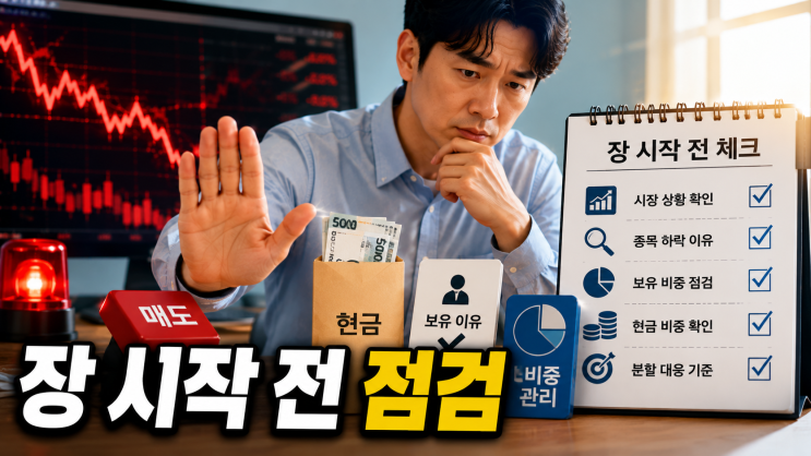 <b>서킷브레이커</b> 이후, 2026년 6월 9일 장 시작 전 내 주식 점검... 
