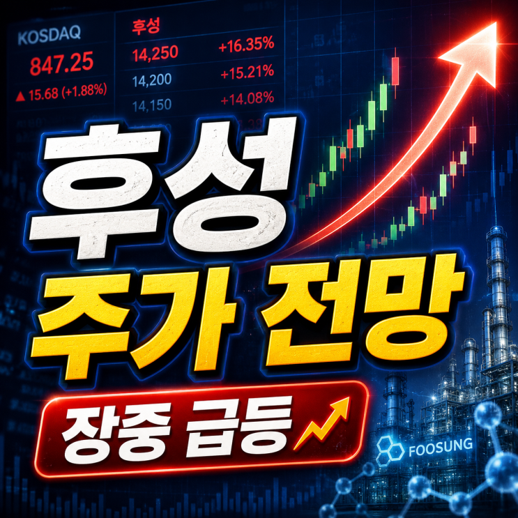  후성 주가 전망 15% 넘게 급등한 이유와 앞으로 봐야 할 변수