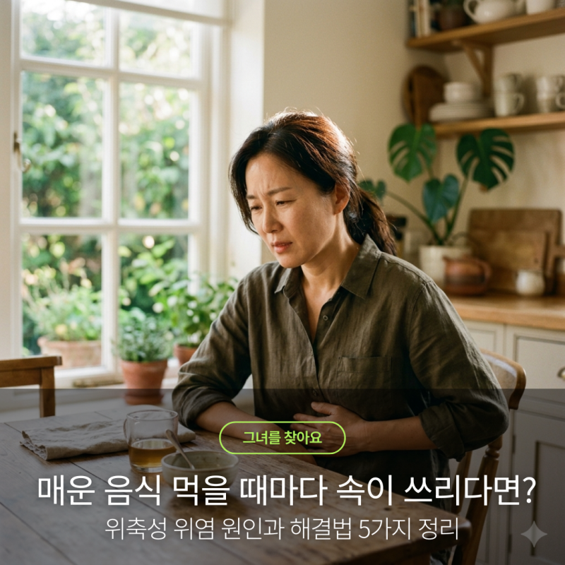위축성 위염, 매운 음식 먹으면 왜 속이 쓰릴까요? 원인과 해결법 5가지
