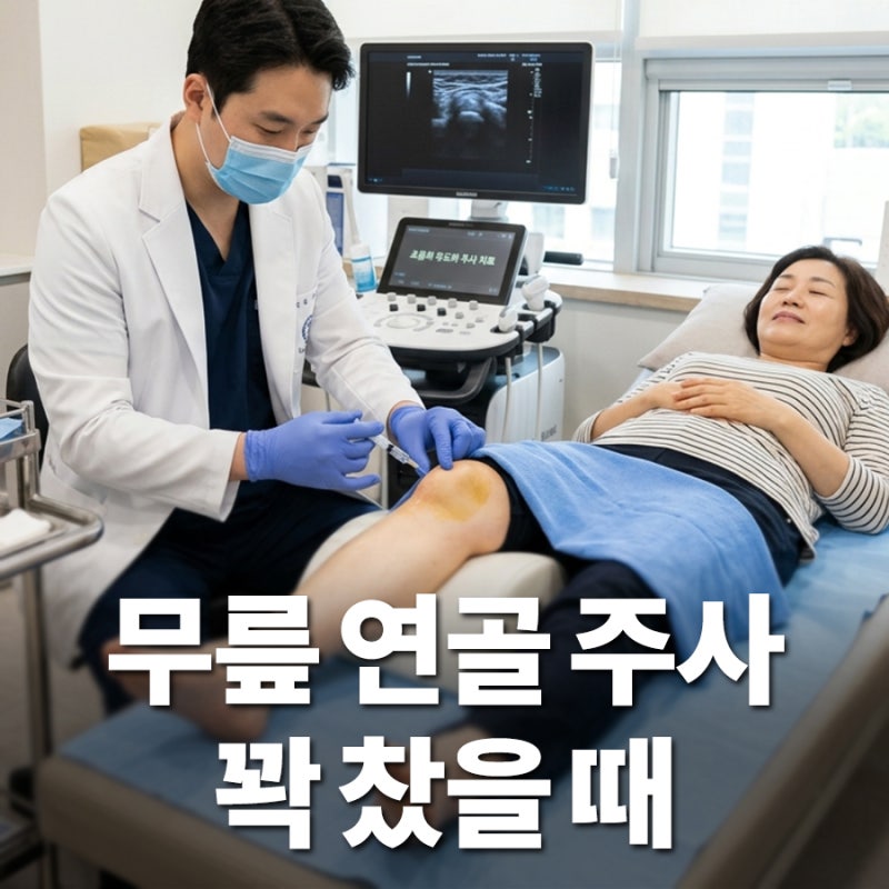 무릎 연골 주사 꽉 찼을 때, 내 돈 안 쓰고 통증 치료 이어가는 대처법