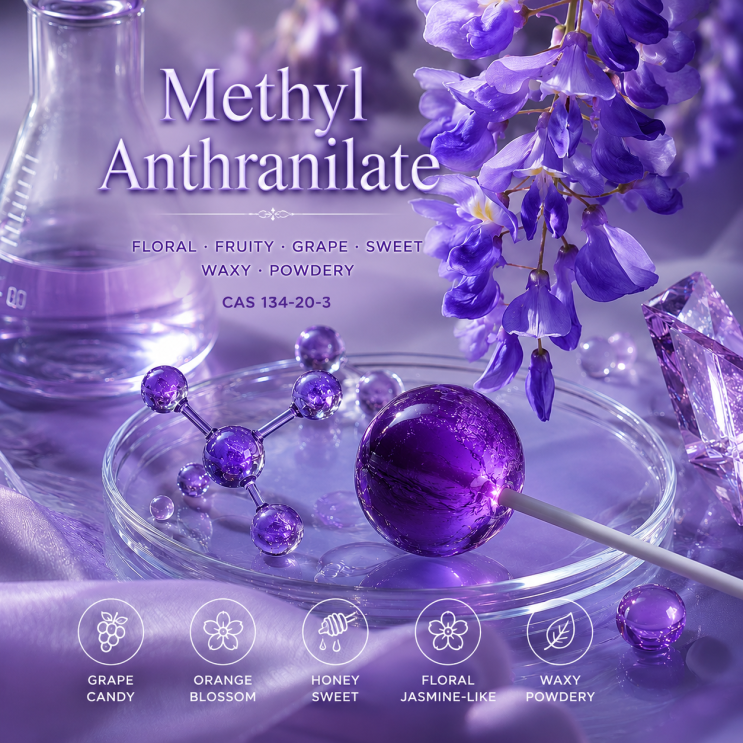  Methyl Anthranilate : 보랏빛 포도사탕에서 피어나는 오렌지 블라썸의 마법