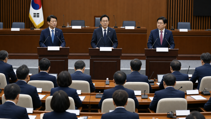 <b>국민의힘 원내대표</b> 3파전... 토론 뒤 10일 의원총회에서 <b>선출</b>