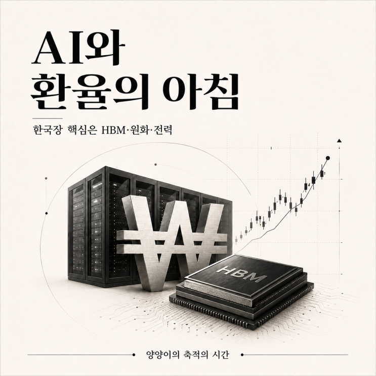  미국 AI 데이터센터 투자와 원화 방어, 한국 증시의 체크포인트(260609)