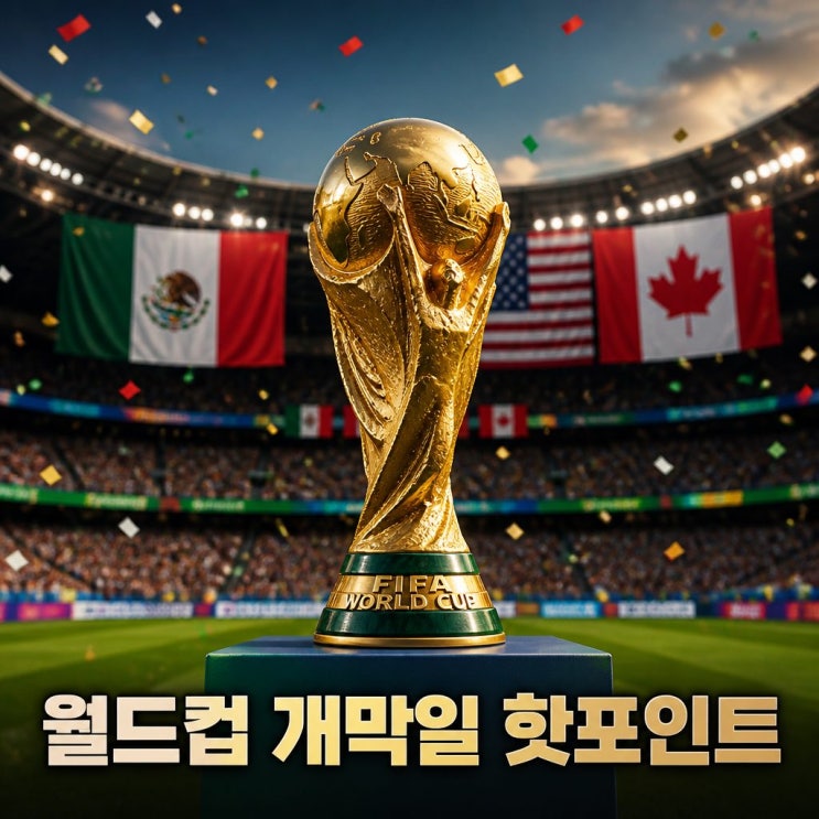 <b>월드컵 개막일</b> 핫한 포인트 3가지