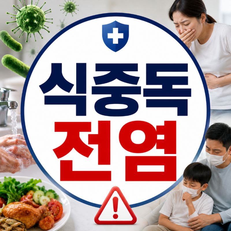 식중독 전염될까? 가족에게 옮는 경우와 안 옮는 경우
