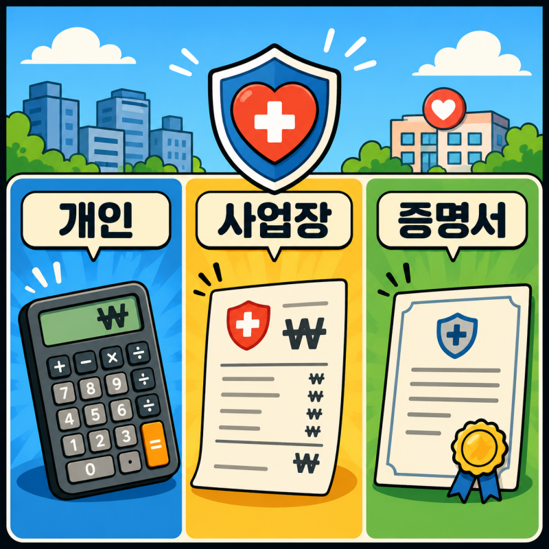 건강보험료 조회, 어디서 봐야 하나