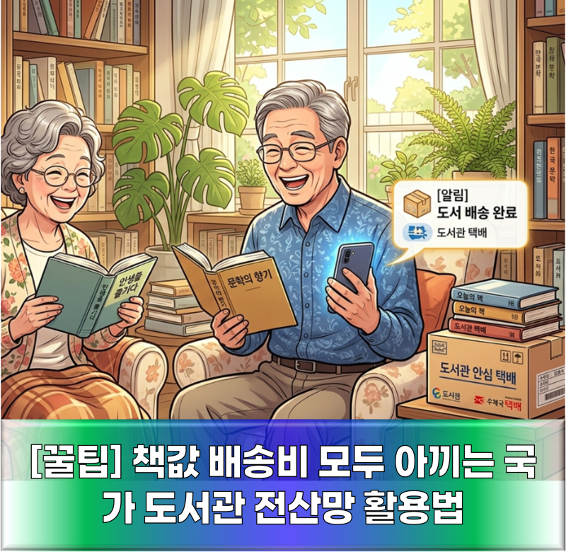책값 배송비 모두 아끼는 국가 도서관 전산망 활용법
