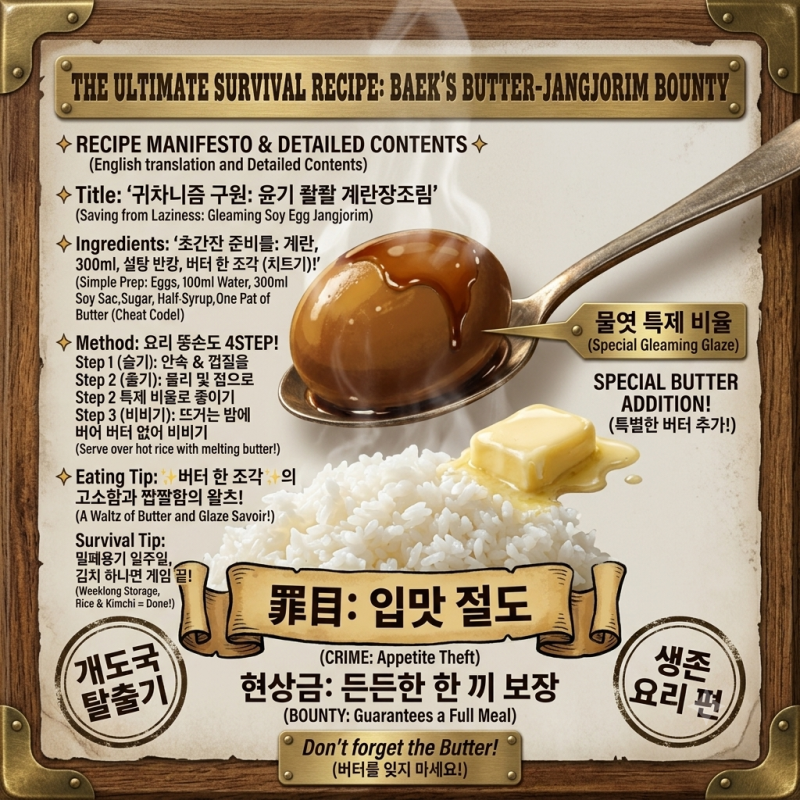 [개도국 탈출기] 귀차니즘을 구원할 '백종원 계란장조림' (윤기 좔좔 특제 비율)