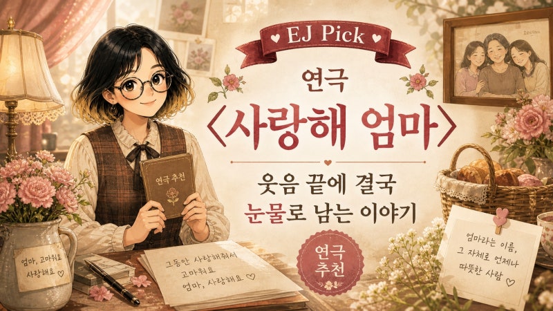 웃음 끝에 결국 눈물로 남는 이야기, 연극 〈사랑해 엄마〉- 조혜련, 이경실, 김지선, 김효진 ....