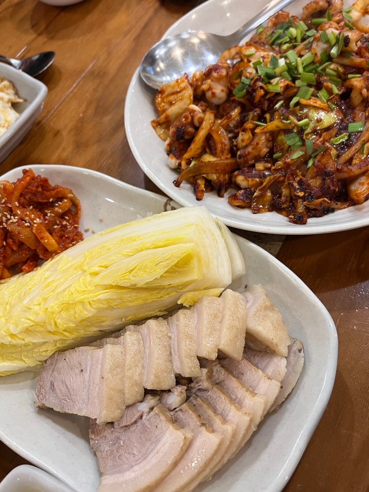  구미 인동 맛집 점심 아이랑 가족외식, 임가네낙지보쌈 가성비 좋은 한상메뉴 추천