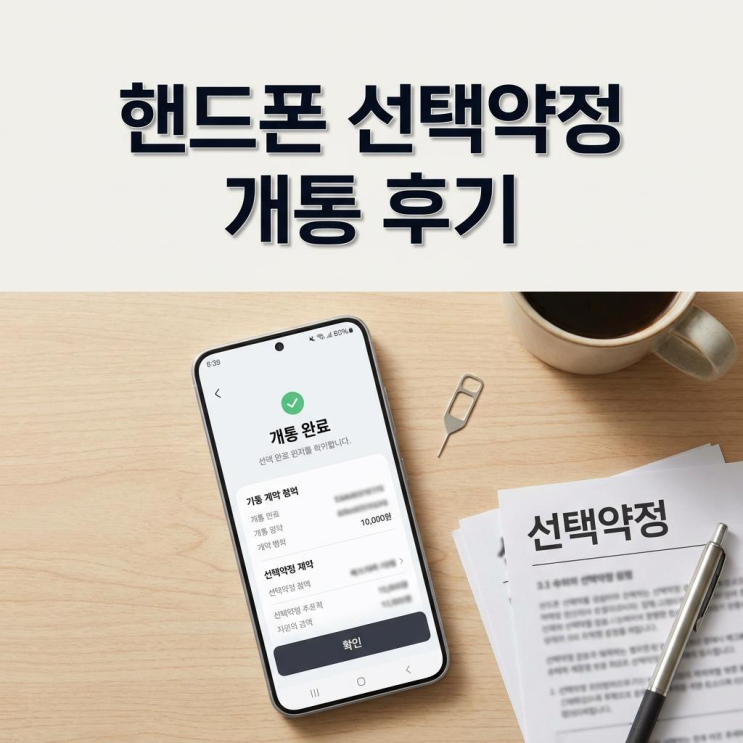  서울 휴대폰 성지 핸드폰 선택약정 개통 후기