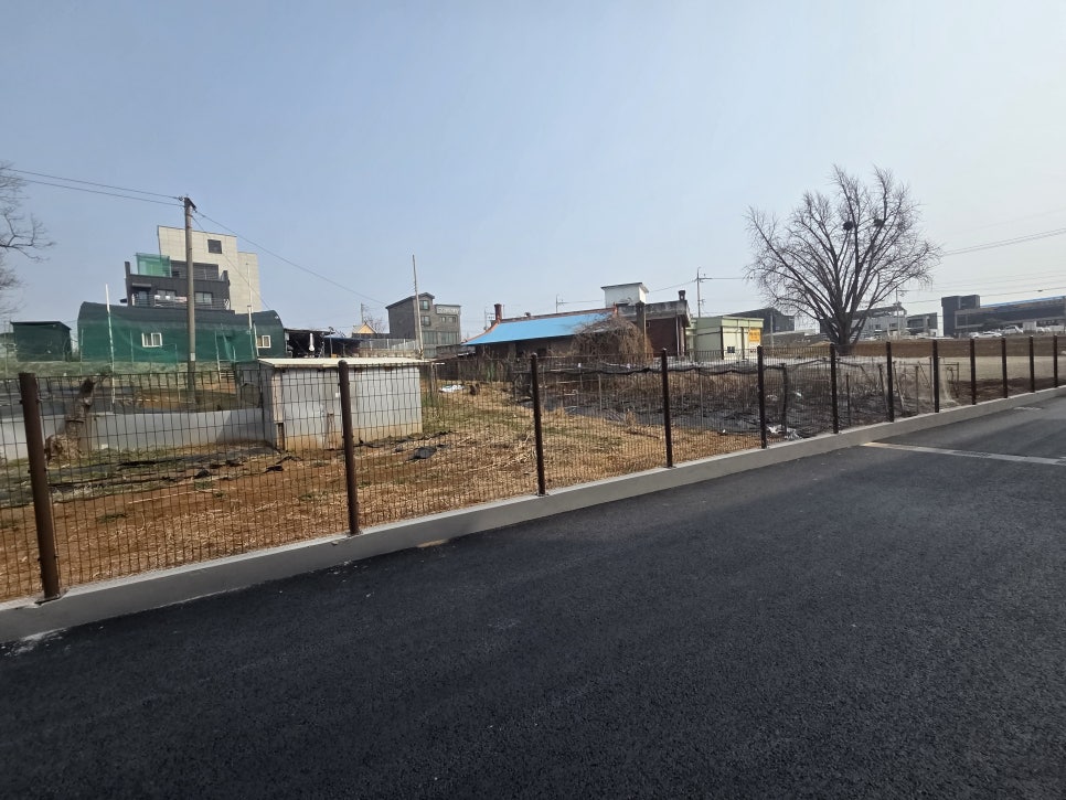 경기도 평택 신축빌라 메쉬 휀스 설치 후기