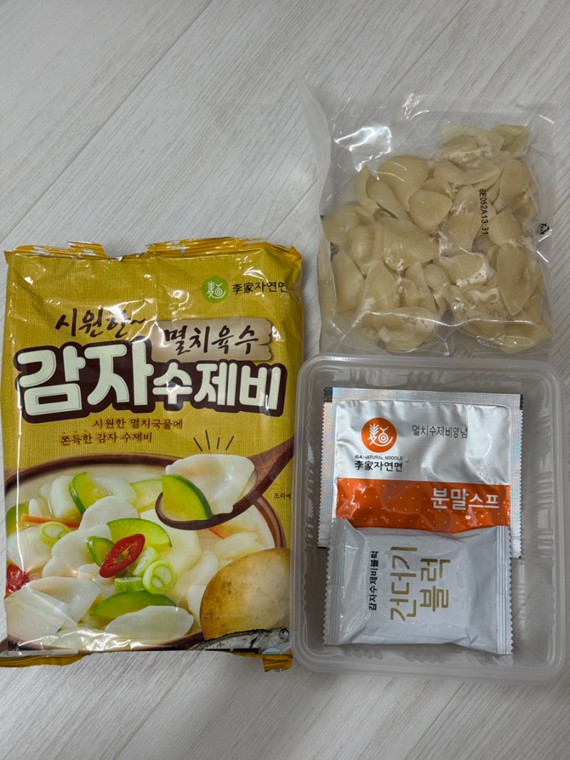 코스트코 추천상품 : 이가자연면 감자수제비 조리법 및 꿀팁 (내돈내산)
