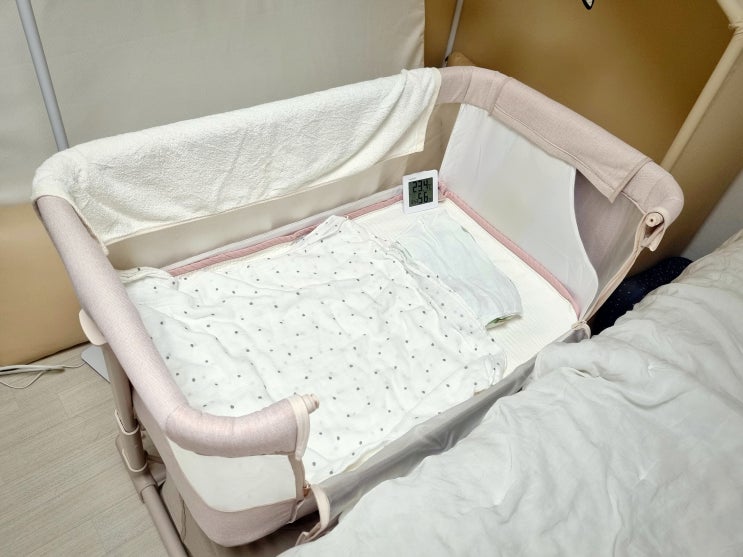  다이치 리우 아기침대 5개월 사용 후기, 리안드림콧 대신 선택한 이유