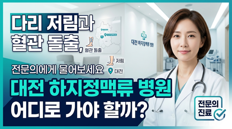 대전 하지정맥류 전문 병원 추천 BEST 5 | 레이저·고주파·베나실 비교까지