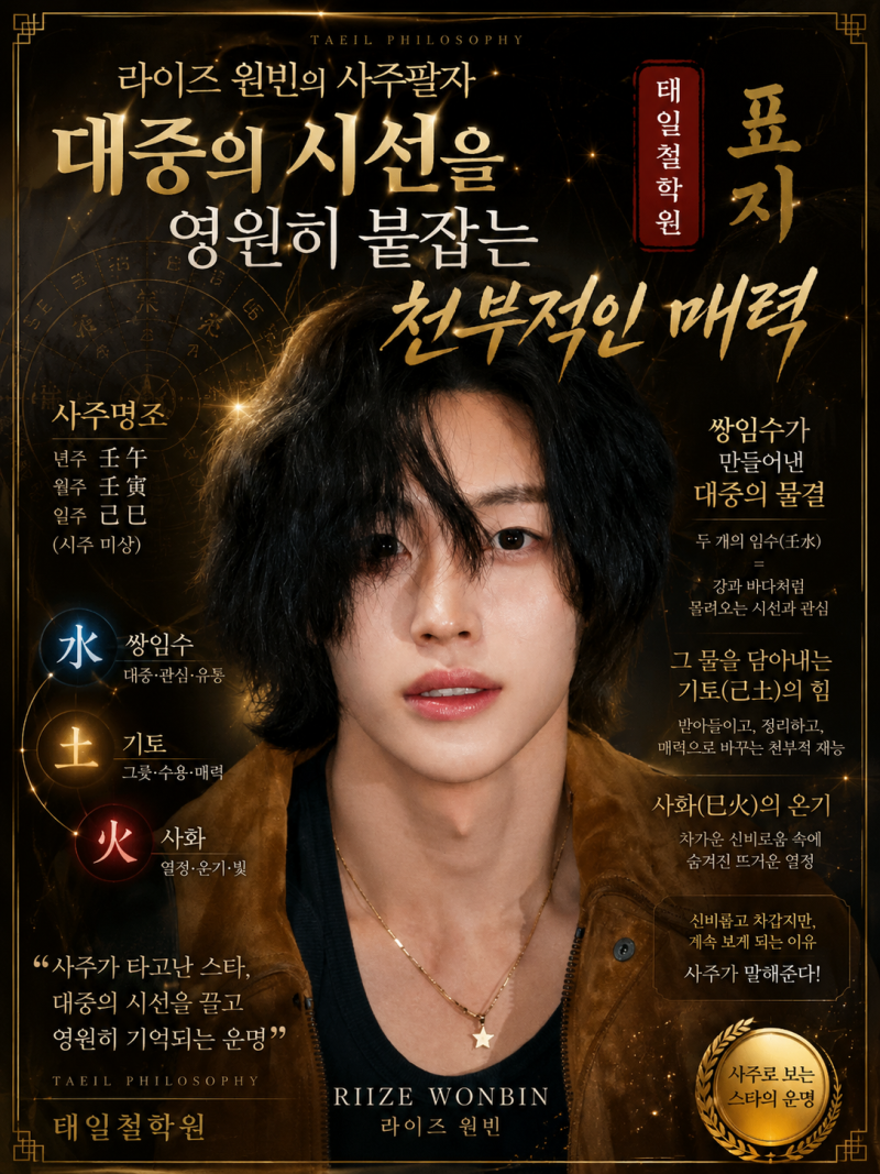 RIIZE Wonbin's Saju Palja