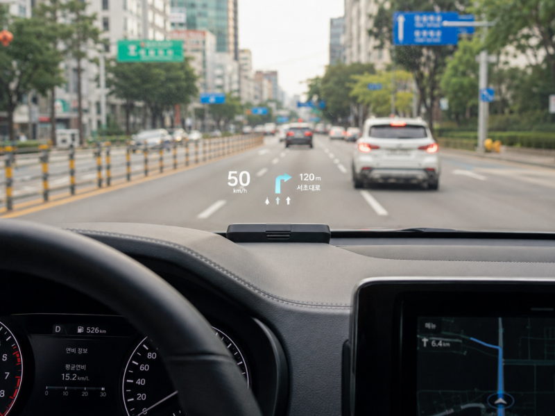 사제 HUD 헤드업디스플레이 GPS OBD 차이점 및 주의사항