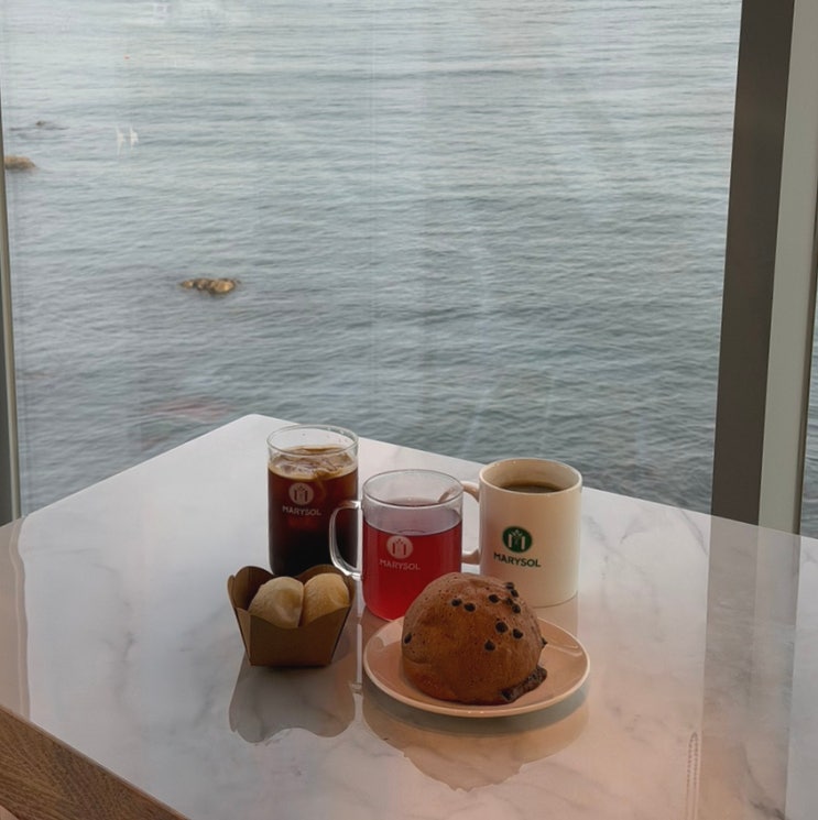  기장 대형 카페 마리솔ㅣ4층 바다뷰 베이커리 카페 솔직후기 정리