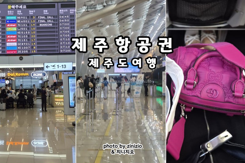 제주도항공권 예약방법 김포공항 국내선 탑승수속 제주항공 후기 바이오등록