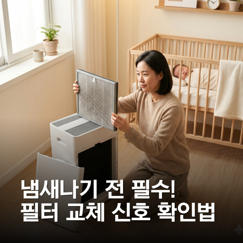 신생아가 있는 집 공기청정기 관리 꿀팁 | 냄새나면 늦습니다! 필터 교체 결정적 신호