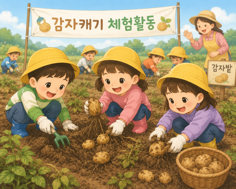 어린이집 감자캐기 체험활동 준비물과 주의사항 총정리