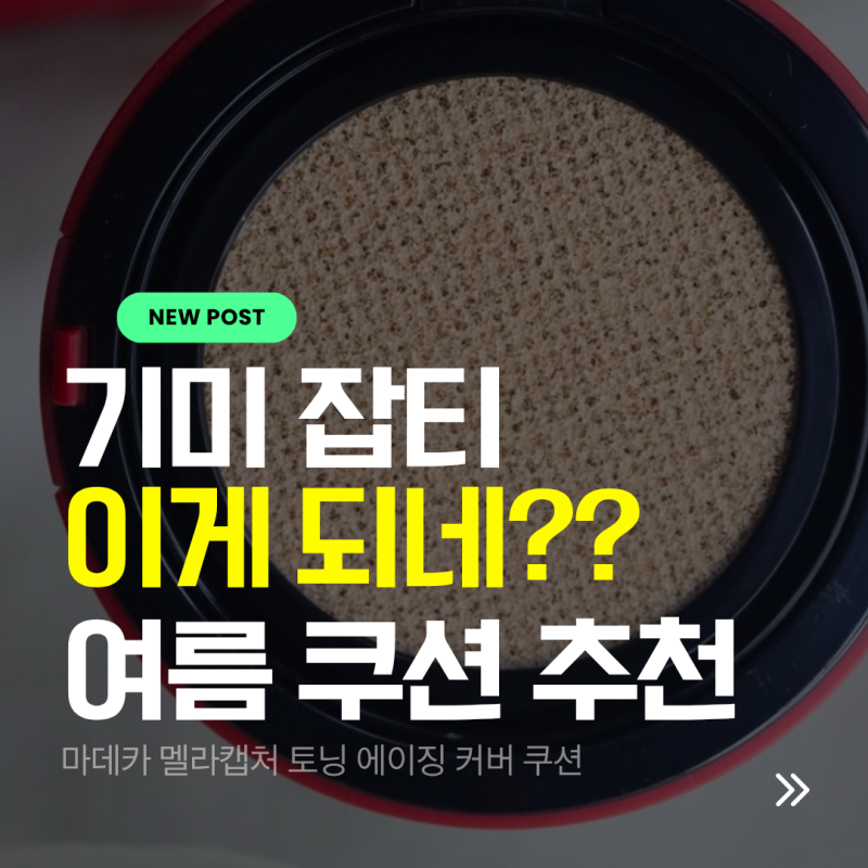 넾다세일 마데카 기미쿠션 여름 쿠션팩트 후기