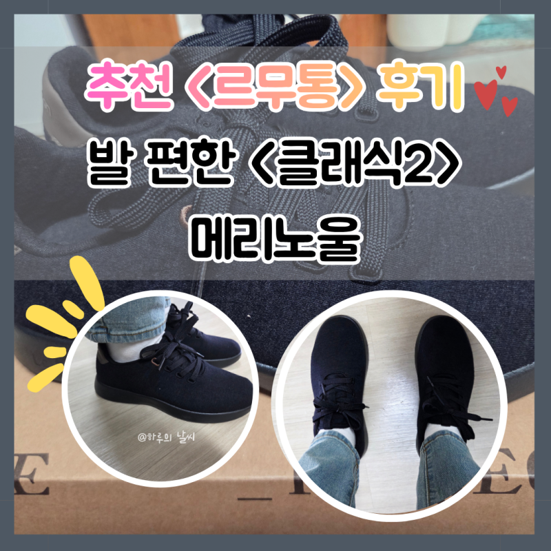 추천, 발 편한 르무통 메리노울 남자신발/ 운동화/ 후기