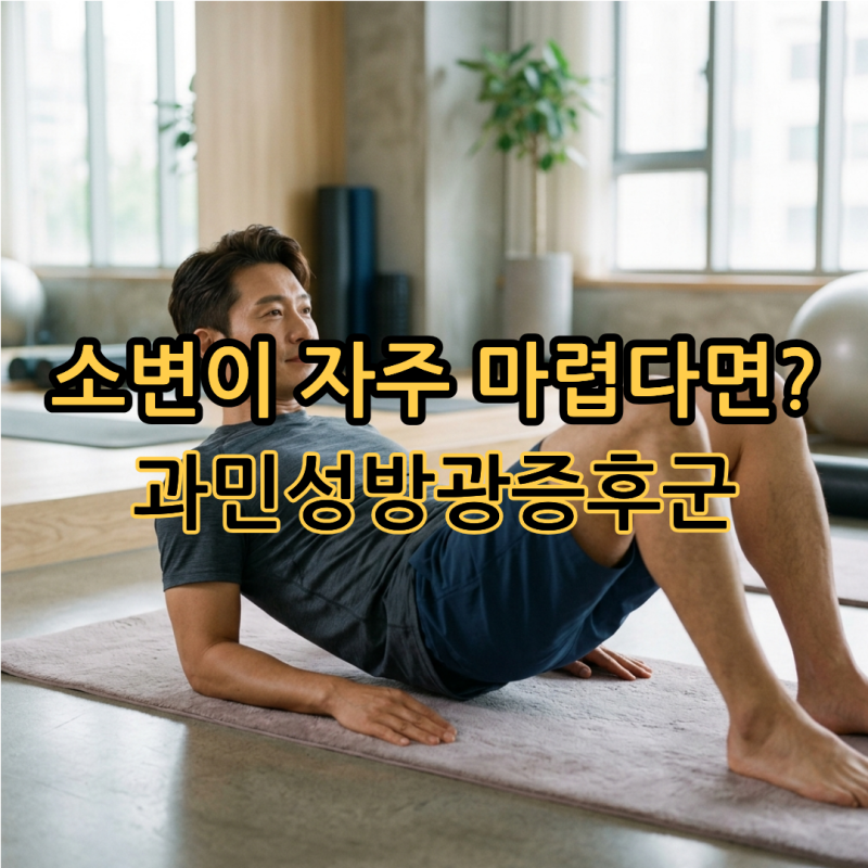 소변이 자주 마렵다면? 과민성방광증후군 증상, 원인, 치료