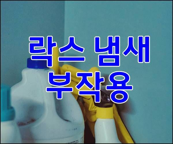 락스 냄새 부작용 사용 시 주의사항 및 사용방법