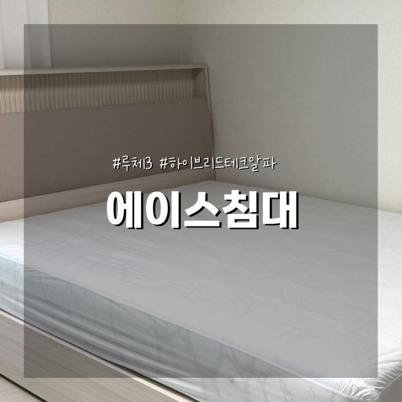 에이스침대 루체3 프레임 + 하이브리드 테크 알파 매트리스 구매 후기