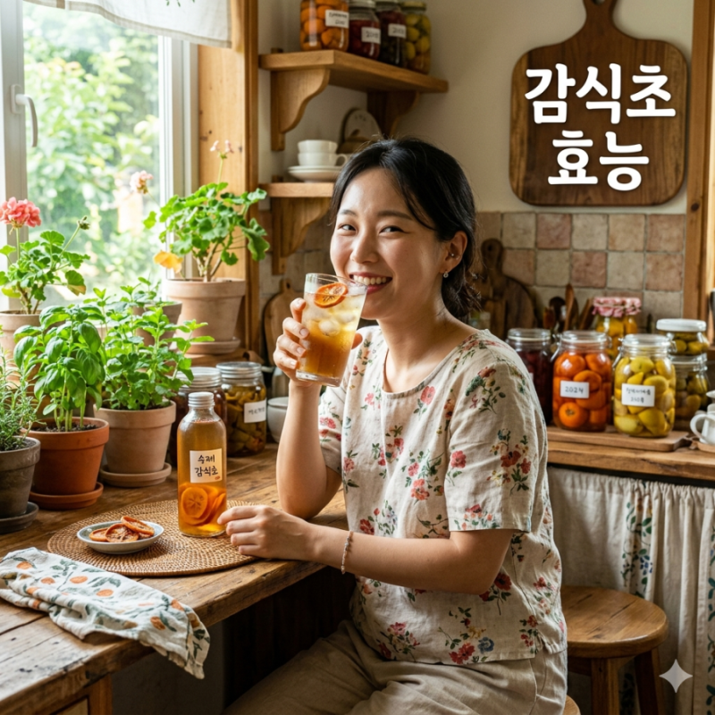 감식초 효능 자연 발효의 건강한 매력과 맛있게 먹는 방법
