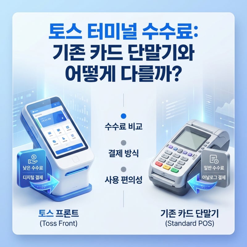 토스 단말기 수수료, 기존 카드단말기와 뭐가 다를까?