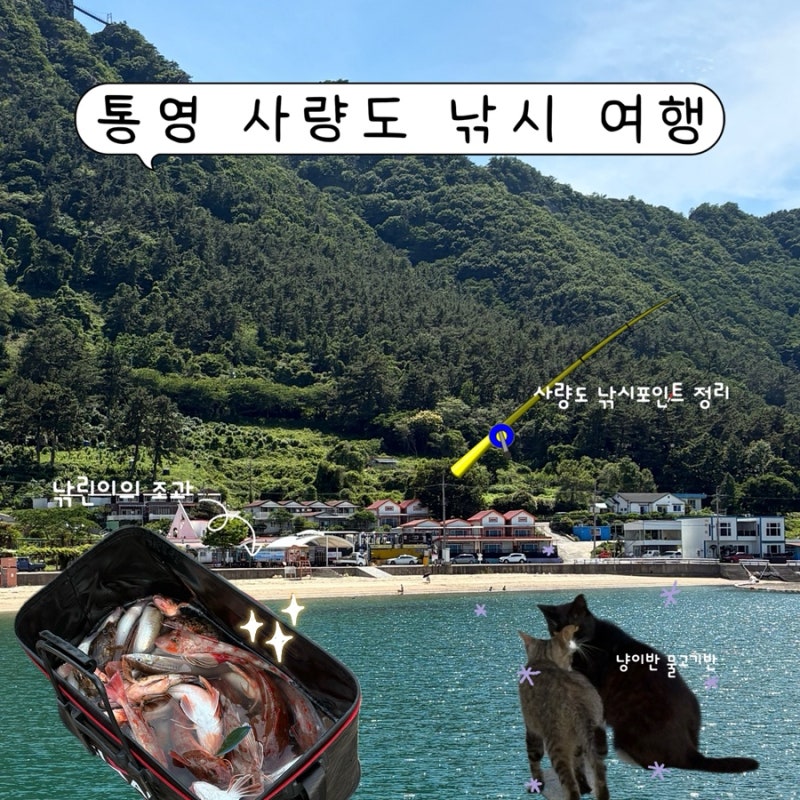 통영여행 사량도 낚시 포인트 사량도 배낚시 통영낚시추천 섬여행 총정리