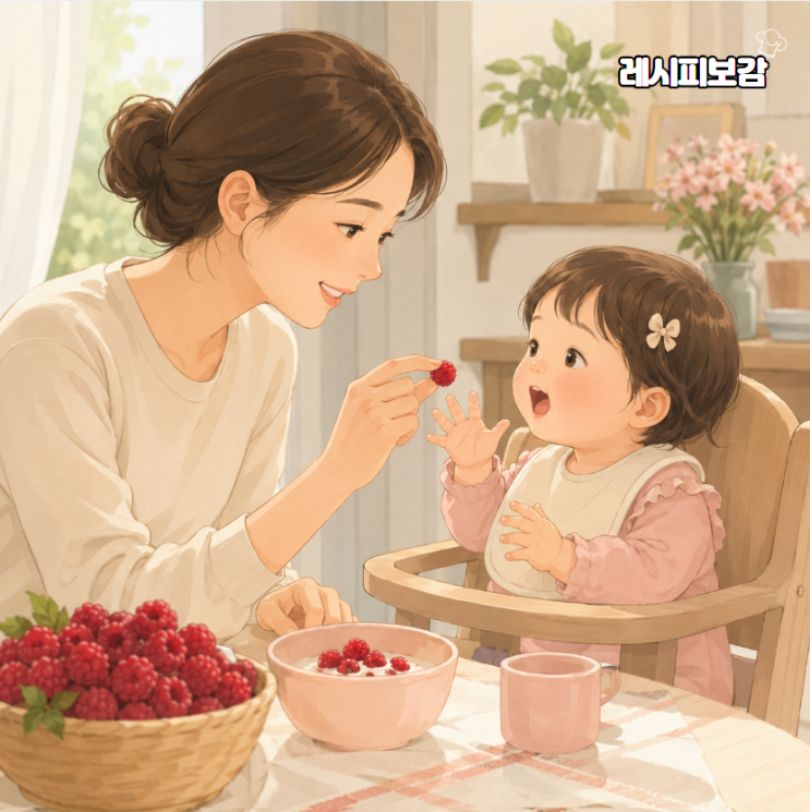  두돌 아기, 산딸기 먹고 분수토한 이유와 간식으로 안전하게 주는 방법