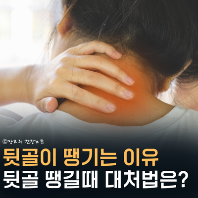 뒷목 뻐근 두통 어지러움? 뒷골이 땡기는 이유와 대처법! (+병원 신호)